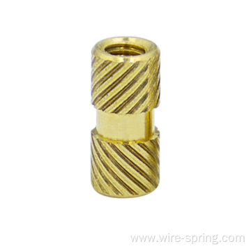 brass insert nut knurled hot-melt hot-pressed injection nut